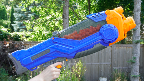 You won’t be holding the hefty Adventure Force Tactical Strike Quantum in one hand for long.